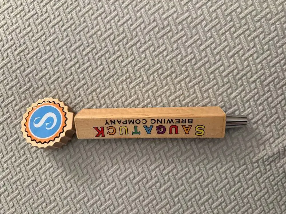 Saugatuck‎ Brewing Company Wooden Beer Tap Handle